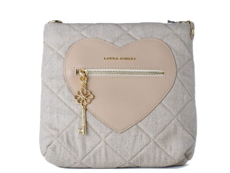 Women s Handbag Laura Ashley DIXIE-CREAM Grey 24 x 24 x 9 cm Cheap