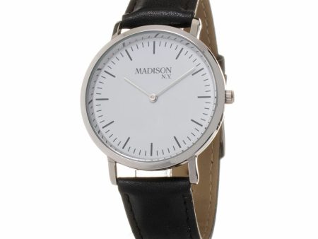 Unisex Watch Madison L490B-PN (Ø 40 mm) For Sale