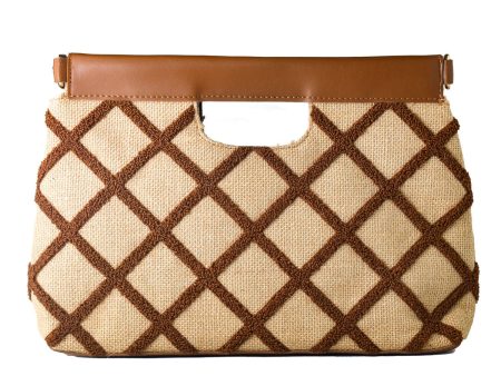 Women s Handbag Laura Ashley VALETTA-QUILTED-TAN Brown 30 x 20 x 9 cm Online Hot Sale