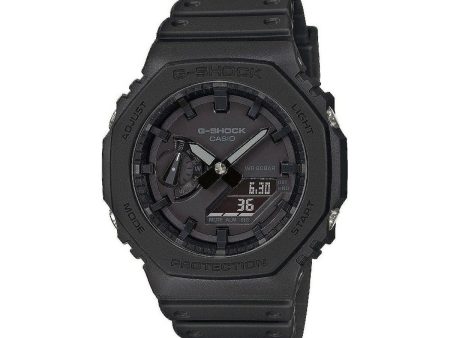 Men s Watch Casio G-Shock OAK - ALL BLACK Black (Ø 45 mm) Sale