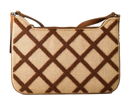 Women s Handbag Laura Ashley SALWAY-QUILTED-TAN Brown 28 x 17 x 7 cm Cheap