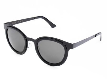 Unisex Sunglasses LGR FELICITE-BLACK-01 Ø 47 mm Cheap