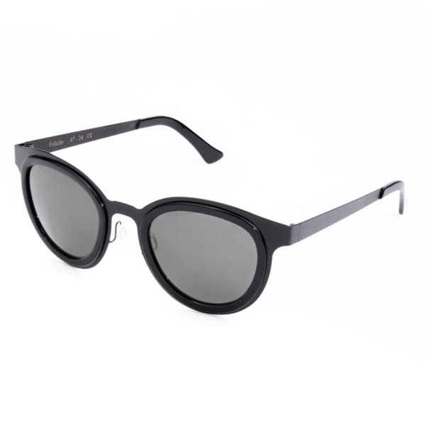 Unisex Sunglasses LGR FELICITE-BLACK-01 Ø 47 mm Cheap