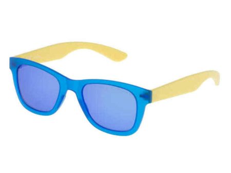 Child Sunglasses Police SK039 Blue For Discount