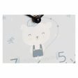 Wall Clock DKD Home Decor Blue Pink Wood Metal Plastic MDF Wood Children s Bird 24 x 3 x 24 cm (2 Units) Online Hot Sale