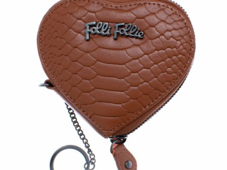 Purse Folli Follie WA14P025WK Brown Leather (11 x 11 x  cm) Cheap