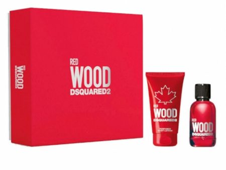 Women s Perfume Set Dsquared2 Red Wood (2 pcs) For Cheap