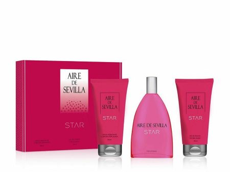 Women s Perfume Set Aire Sevilla Star 3 Pieces (3 pcs) For Discount