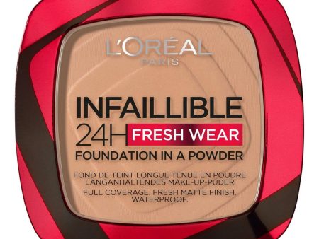 Powder Make-up Base L Oreal Make Up Infallible 24H Fresh Wear (9 g) Online Hot Sale