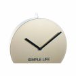 Wall Clock DKD Home Decor Golden Iron Plastic Pendulum 22 x 5,5 x 60 cm Hot on Sale