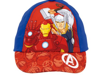 Child Cap The Avengers Infinity 44-46 cm Red Black For Sale