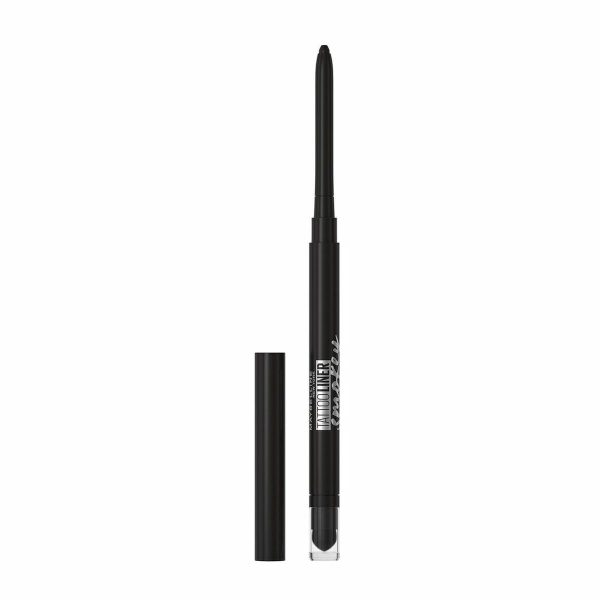 2 in 1 lip and eye liner Tattoo Smokey Black Maybelline Fashion