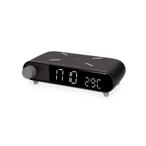 Alarm Clock KSIX Wireless loading Black Supply