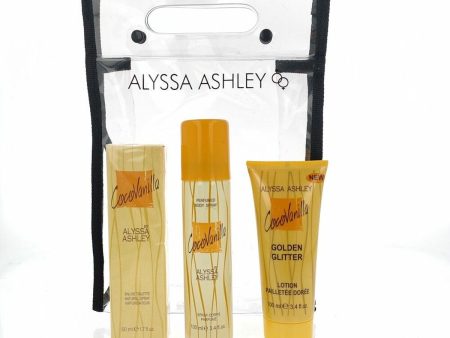 Women s Perfume Set Alyssa Ashley EDT 3 Pieces Supply