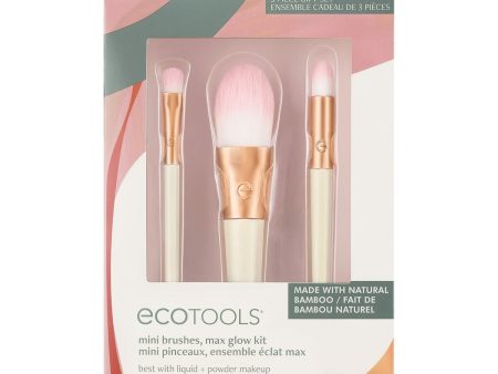 Set of Make-up Brushes Ecotools Ready Glow Limited edition 3 Pieces Online