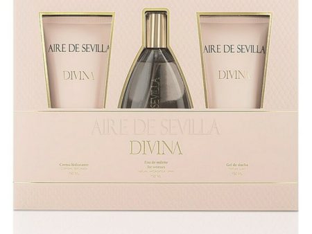 Women s Perfume Set Divina Aire Sevilla 3 Pieces (3 pcs) For Discount