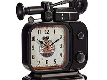 Table clock Camera Metal (10 x 28 x 25 cm) Cheap