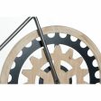 Wall Clock DKD Home Decor 108 x 6,4 x 63,5 cm Natural Black Bicycle Metal MDF Wood Online now