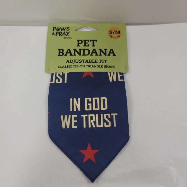 IN GOD WE TRUST BANDANA S M-3687 Supply