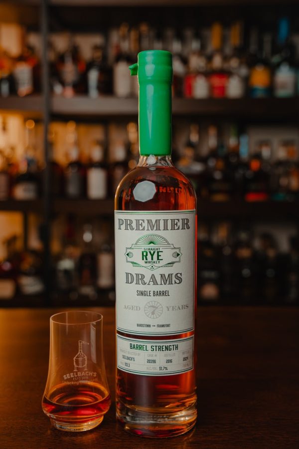 Premier Drams Single Barrel Rye #20396 103.3 proof - Selected by Seelbachs Fashion