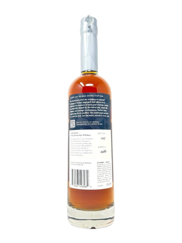 Pinhook Rye Vertical Single Barrel 8-Year 112.8 Proof - Selected by Seelbach s Hot on Sale