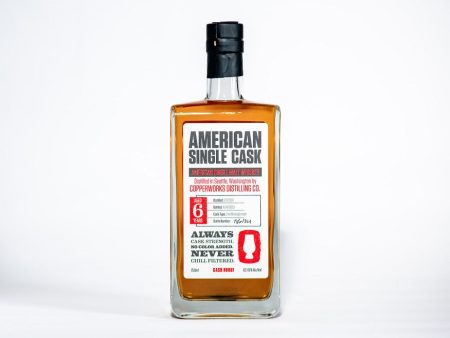 American Single Cask American Single Malt Whiskey from Copperworks Distilling Co. Cask #0001 Hot on Sale