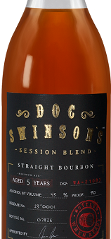 Doc Swinson s Session Blend Straight Bourbon Whiskey Supply