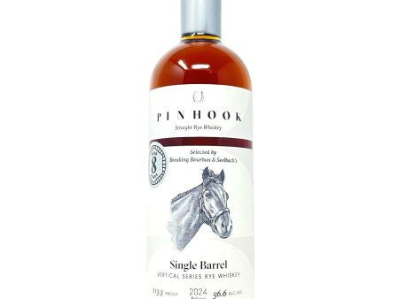 Pinhook Rye Vertical Single Barrel 8-Year 113.3 Proof - Selected by Breaking Bourbon & Seelbach s Online now