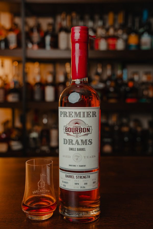 Premier Drams Single Barrel Bourbon #19849 109.8 proof - Selected by Seelbachs For Sale