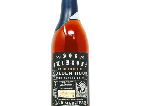 Doc Swinson s Single Barrel  Golden Hour  Rye #23-0147 104 proof - Selected by Fred Minnick Online Sale