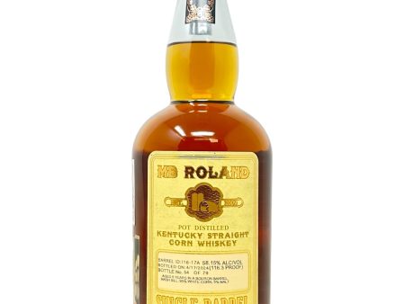 MB Roland Single Barrel Kentucky Straight Corn Whiskey #I16-17A 116.3 Proof - Selected by Fred Minnick Fashion