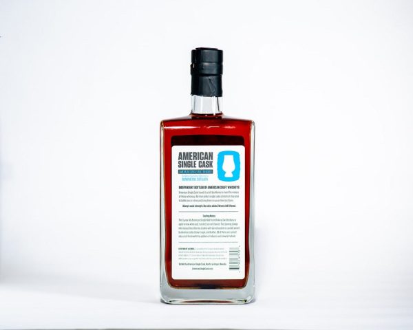 American Single Cask American Single Malt Whiskey from Blinking Owl Distillery Cask #0002 For Sale