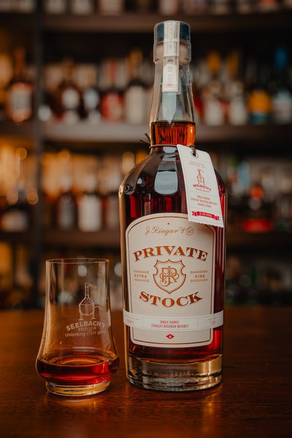 J. Rieger & Co Private Stock Straight Bourbon Whiskey 144.4 proof - Selected by Seelbach s Online Sale