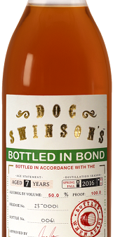 Doc Swinson s Bottled in Bond Straight Rye Whiskey on Sale