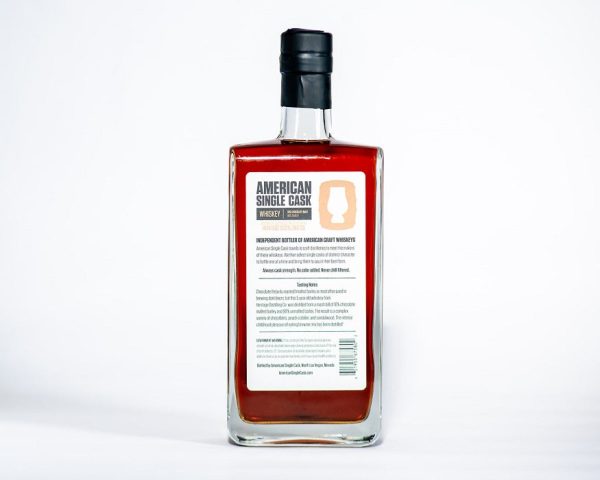 American Single Cask Chocolate Malted Barley Whiskey from Heritage Distilling Co. Cask #0003 For Sale